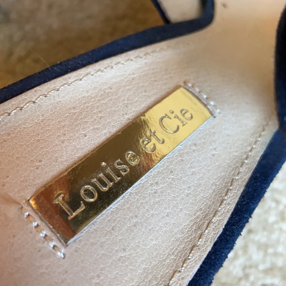Louise et Cie Blue Suede Heels - Picture 5 of 7